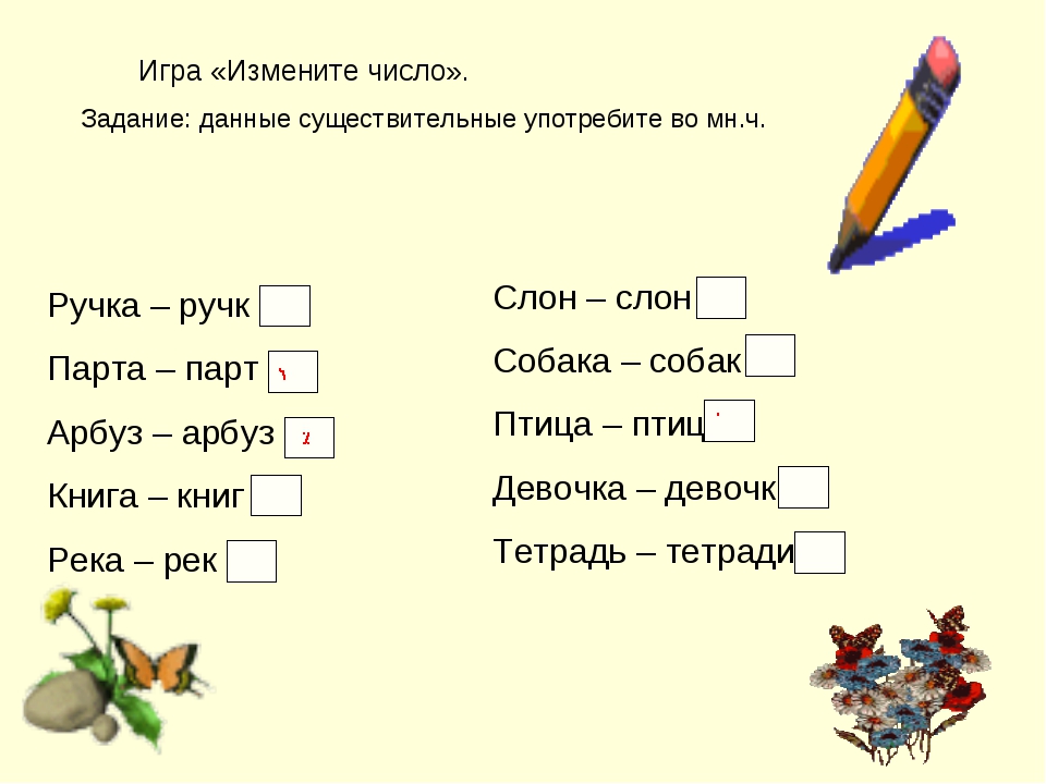 Слова на букву образец