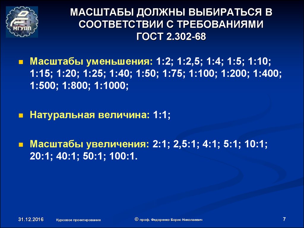 Рост масштабов