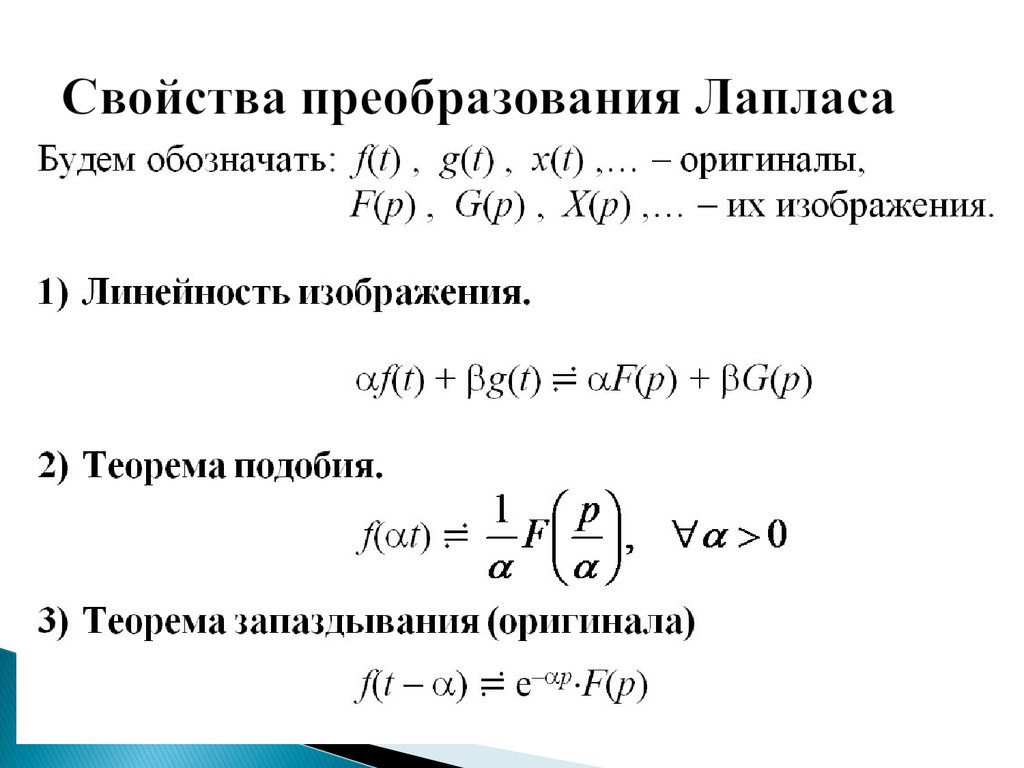 Теорема о дифференцировании изображения