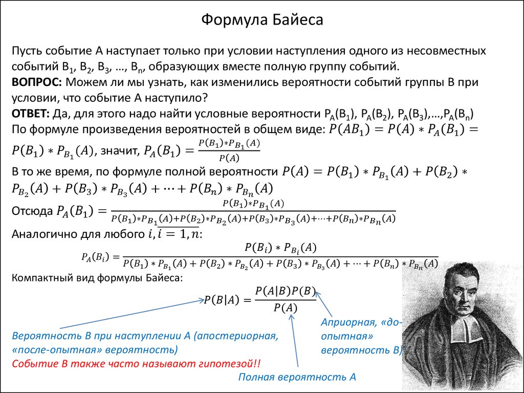 Схема полной вероятности