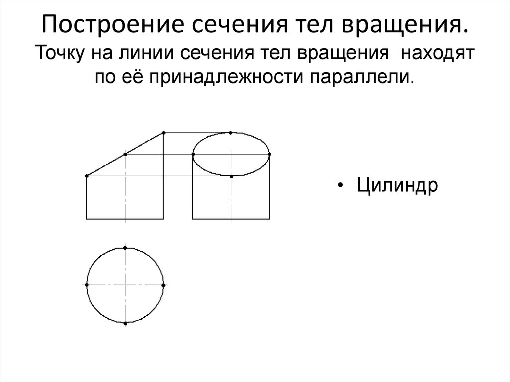 Составьте алгоритм построения чертежа развертки поверхностей цилиндра