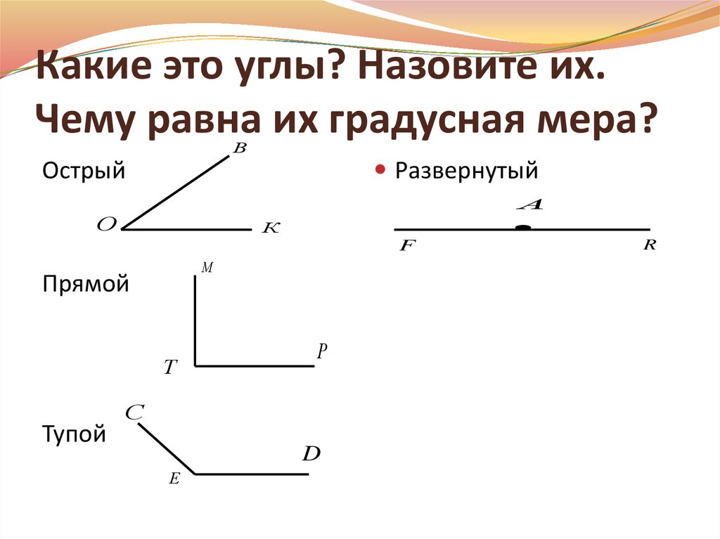 Какой угол называется прямым тупым выполните чертеж