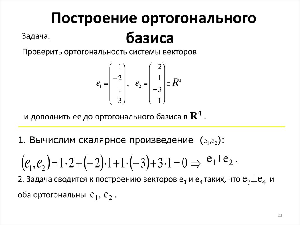 Что такое ортогональное фото