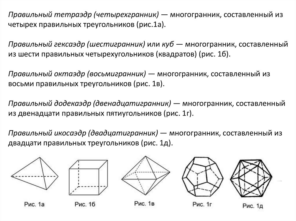 Схема многогранника