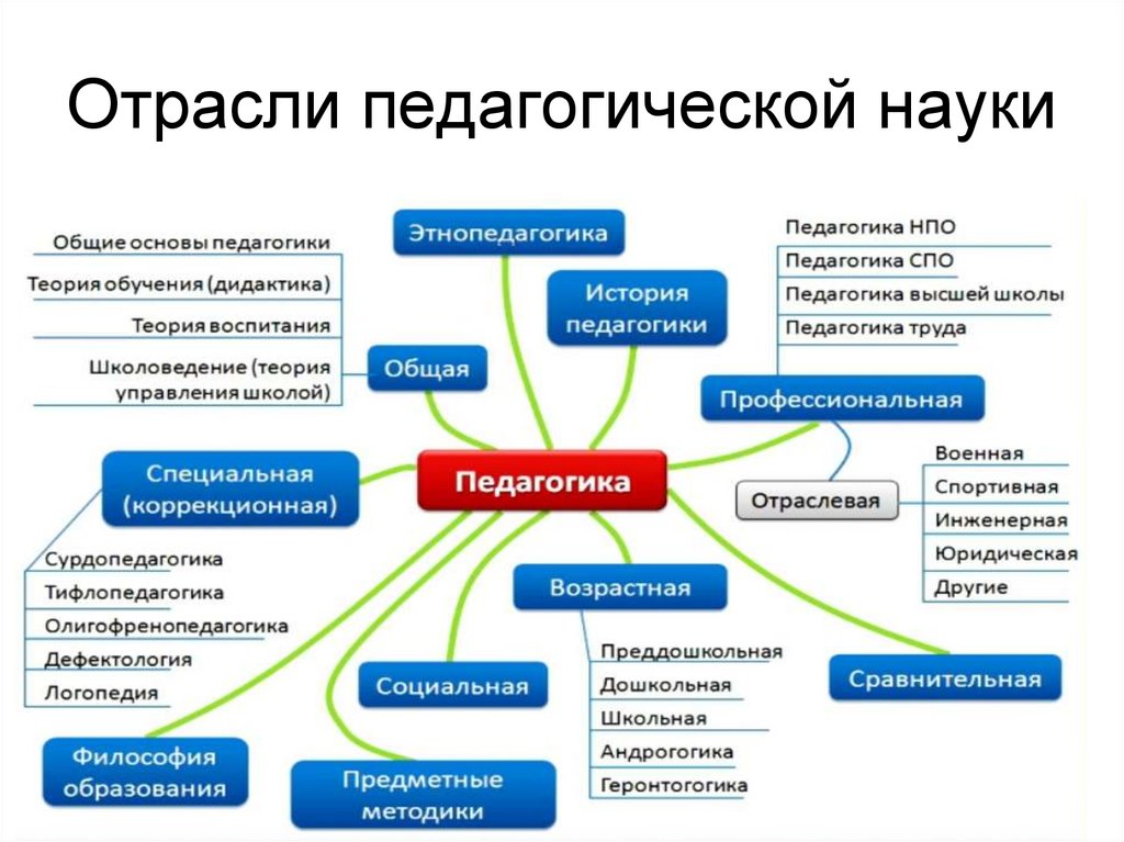 Структура педагогической науки схема