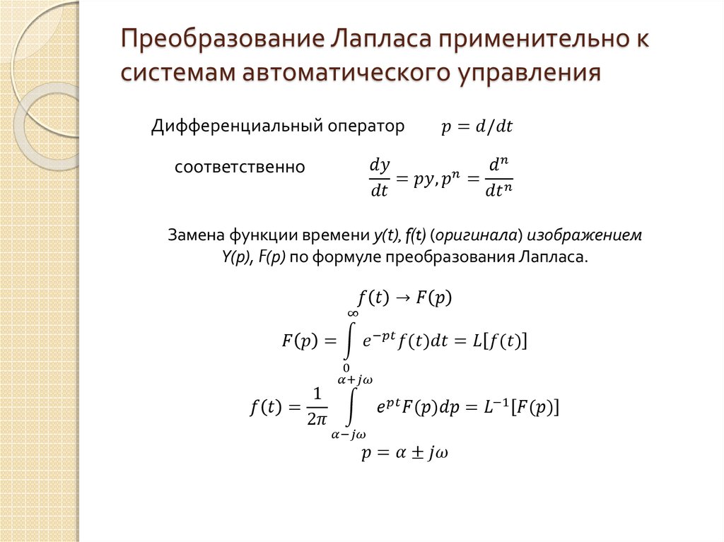 Что такое оригинал и изображение функции