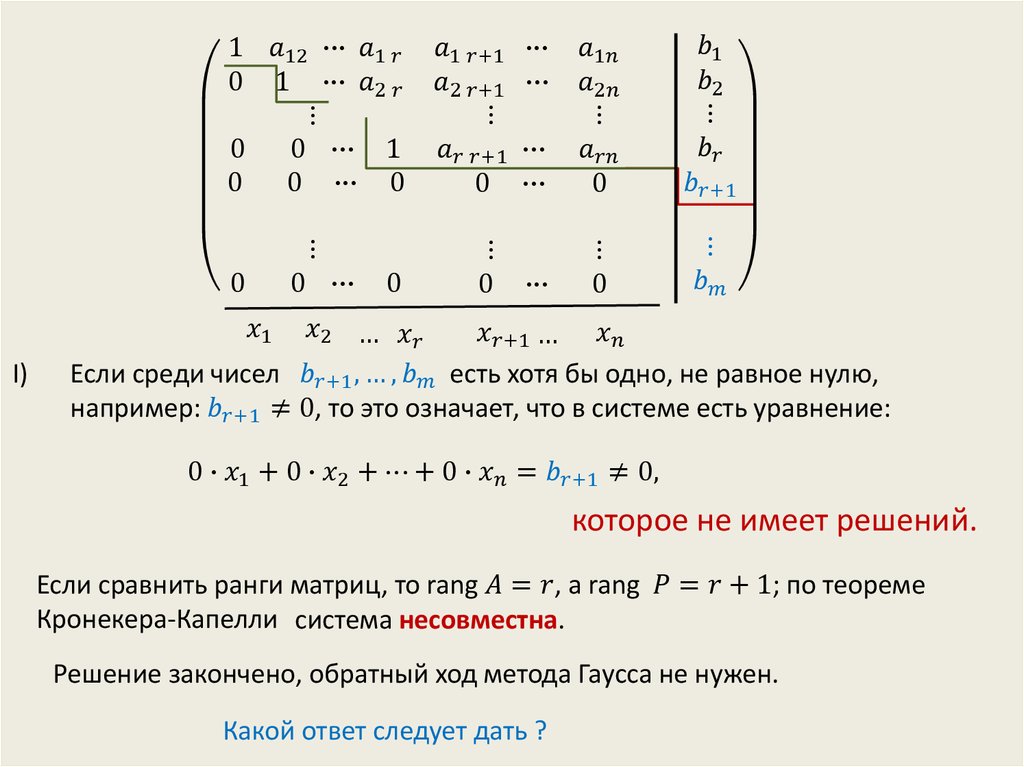 Метод жордана гаусса презентация