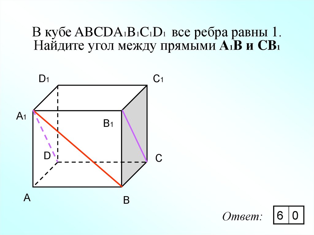 Ребро куба фото