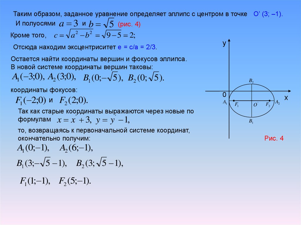 3 a 2 определим. Уравнение Кривой 2 порядка эллипс. Координаты фокусов эллипса. Каноническая формула эллипса. Эллипс эксцентриситет фокусы эллипса.