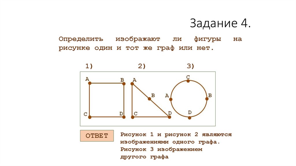 В графе изображенном на рисунке