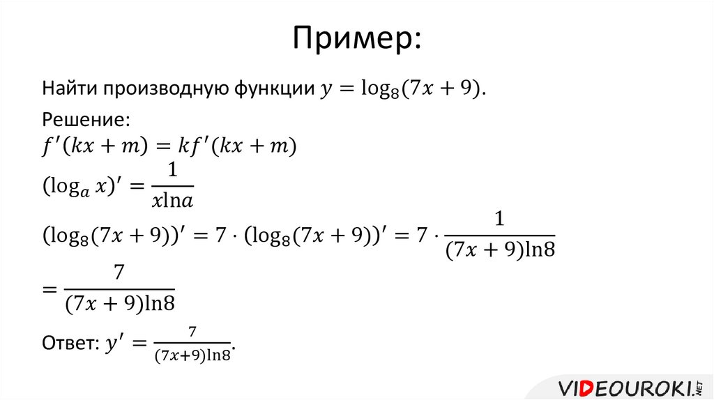 Производная сложных степенных функций. Производная логарифма сложной функции. Производные логарифмических сложных функций. Производная сложной логарифмической функции. Производная натурального логарифма сложной функции.