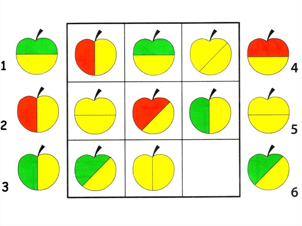 Яблоко схема 1 класс