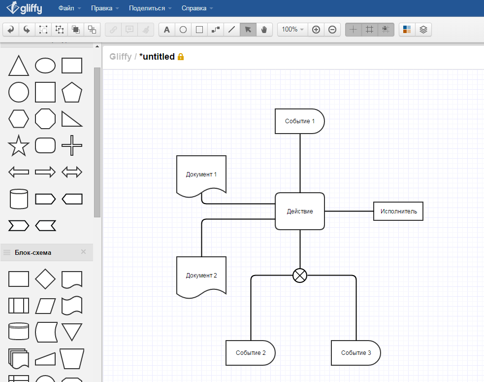 Visio онлайн нарисовать