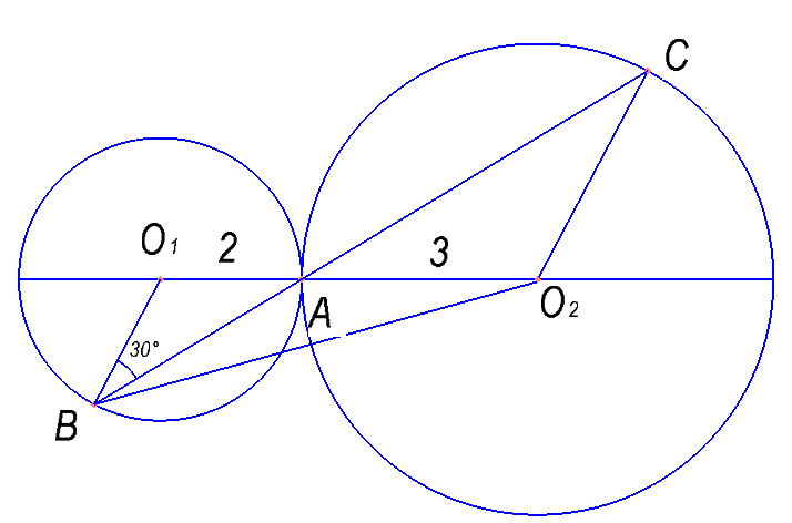 Две окружности имеют общий центр o