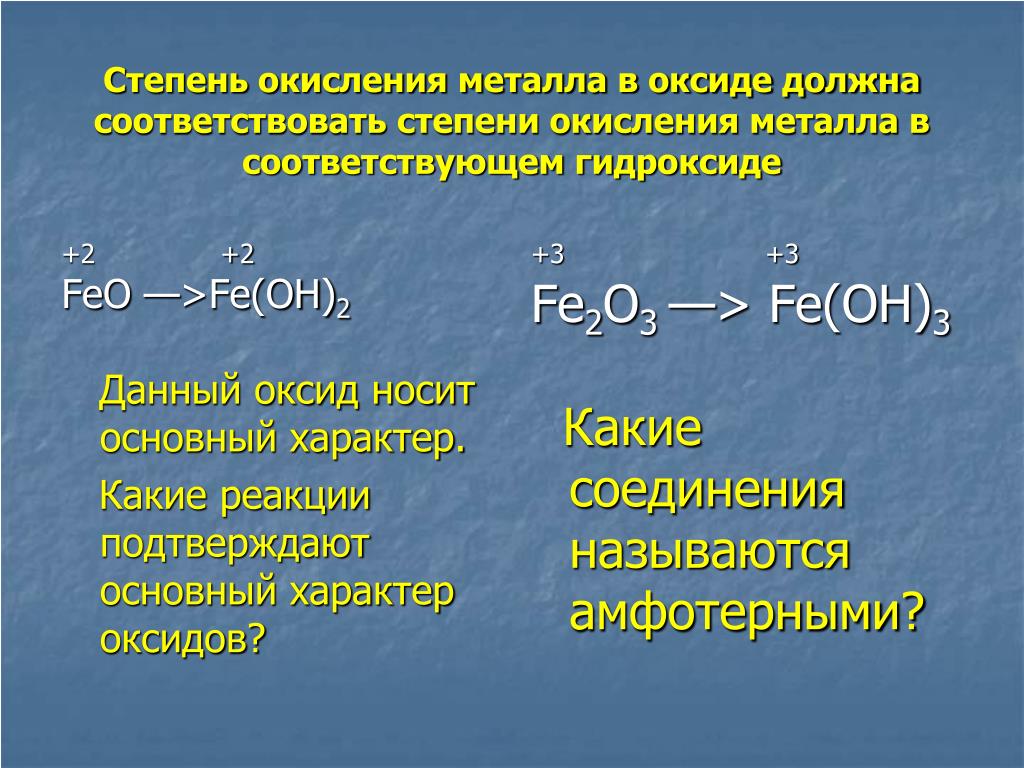 Найди неизвестную степень окисления x в схеме fe 3 1e fex