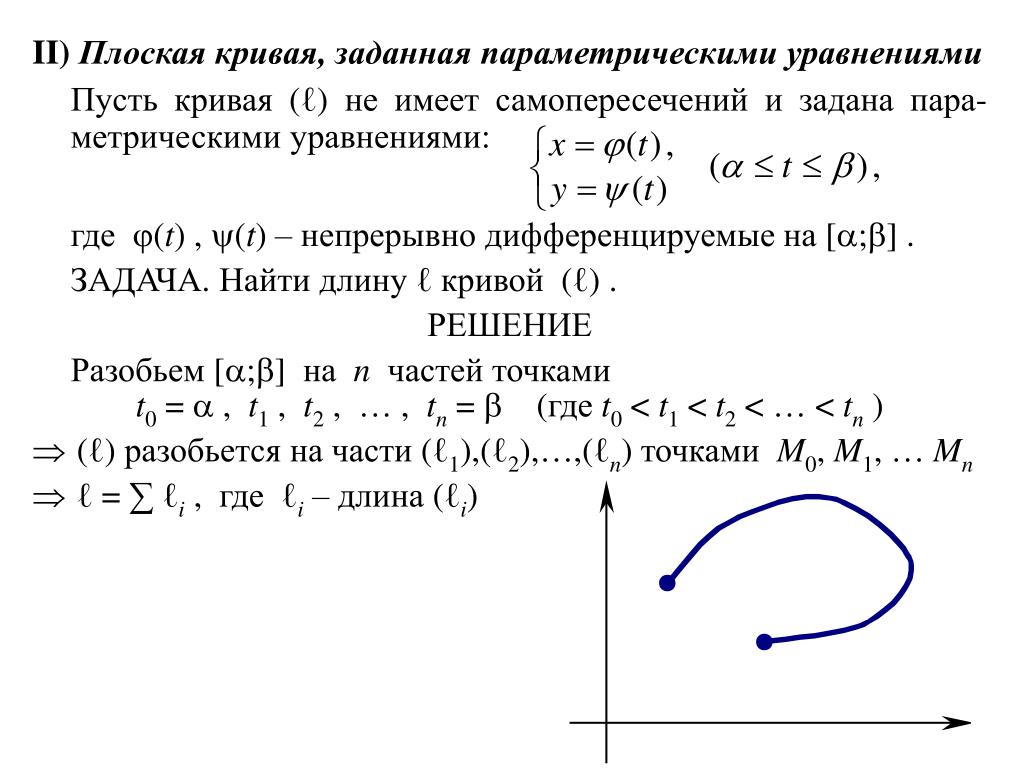 Как нарисовать график функции заданной параметрически