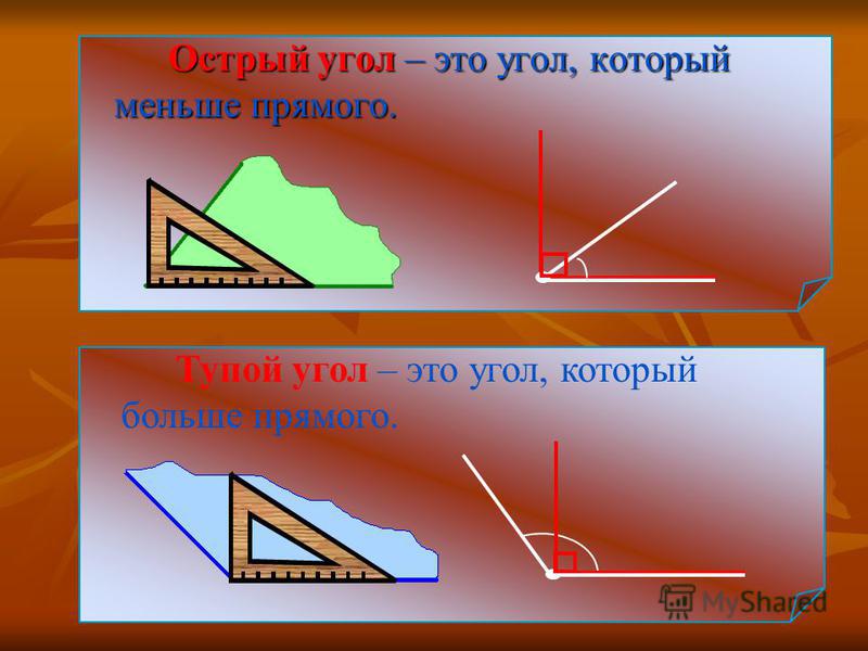 Который из углов острый. Острый угол это угол который.