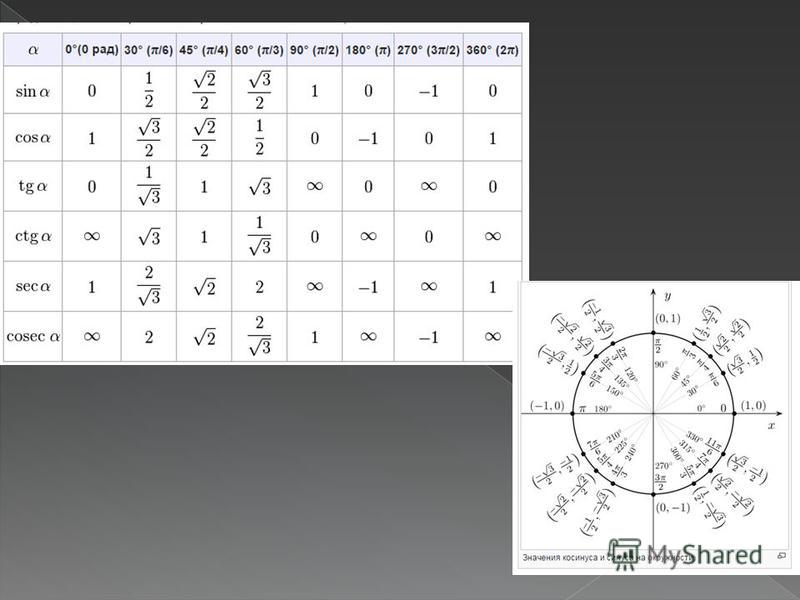 Синусы косинусы алгебра. Алгебра 10 класс тригонометрия. Таблица тригонометрических значений 10 класс. Таблица синусов и косинусов тангенсов и котангенсов круг. Тригонометрическая таблица 10 класс.