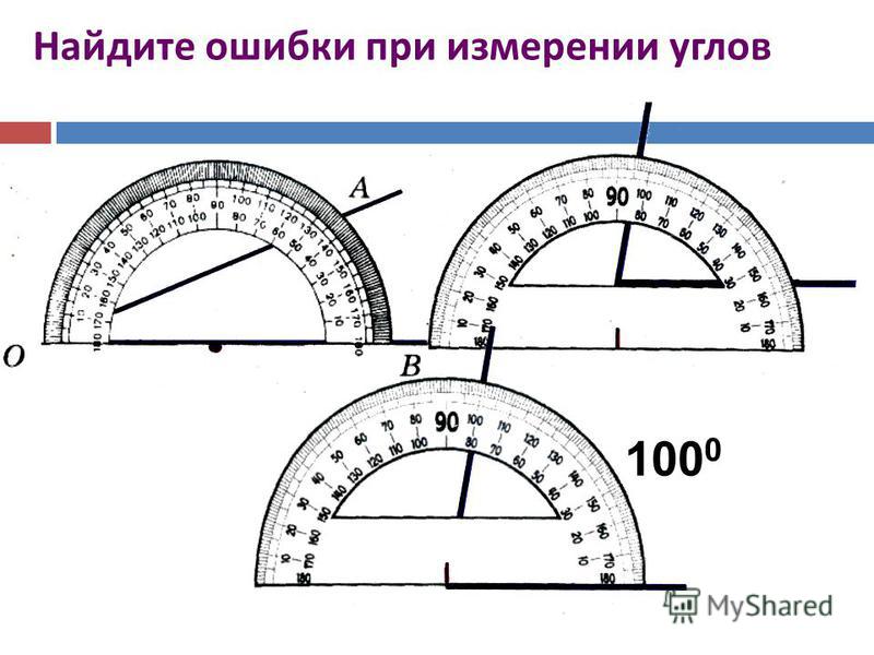 Измерь угол изображенный