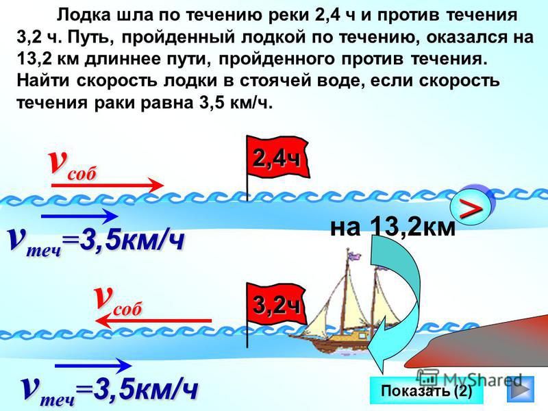 Лодка прошла 3 часа. Задачи на течение реки. Задачи на скорость по течению. Задачи на скорость течения реки. Задачи на течение и против течения.