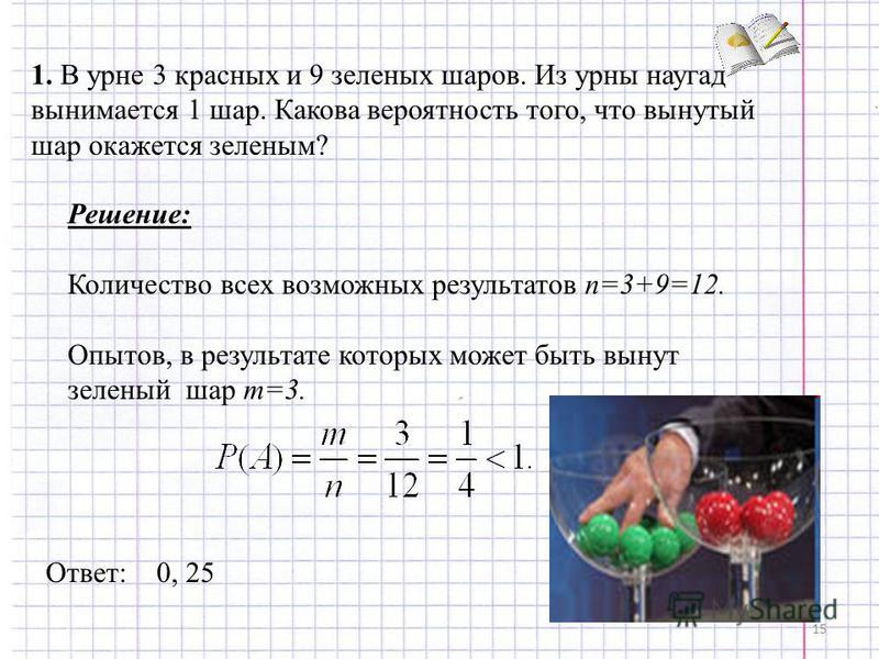 В мешочке 2 красных и 2 зеленых шарика нарисуй все возможные результаты