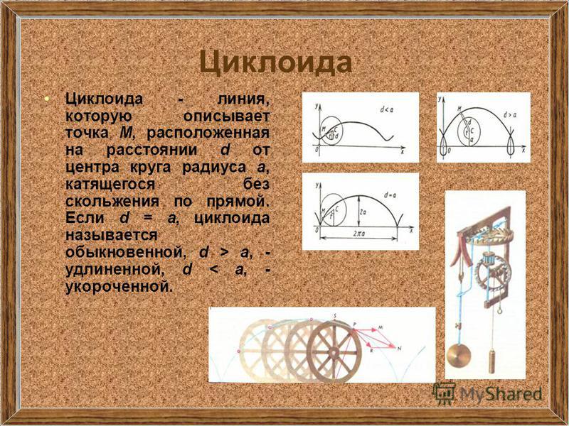 Загадки циклоиды проект