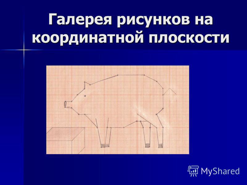 Рисунки на координатной плоскости 6 класс презентация