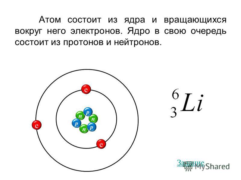 В атоме элемента 11 протонов