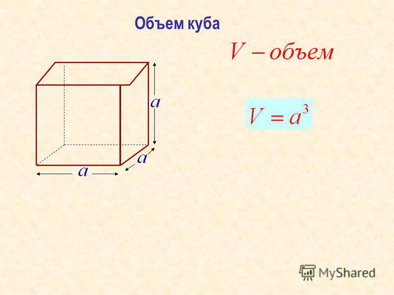 Увеличить объема куба