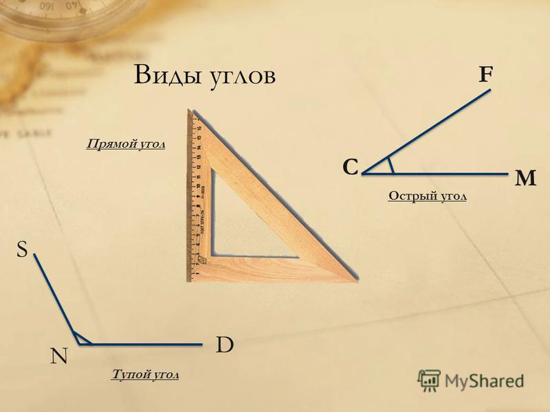 С помощью бумажной модели прямого угла найди прямые углы на чертеже запиши их обозначения