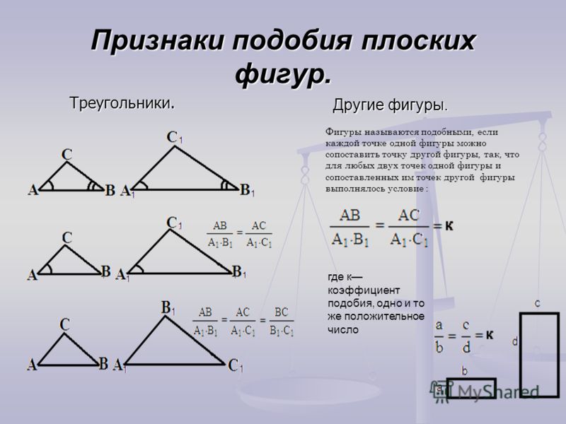 Признаки подобия треугольников. Признаки подобия фигур. Треугольник в треугольнике подобие.