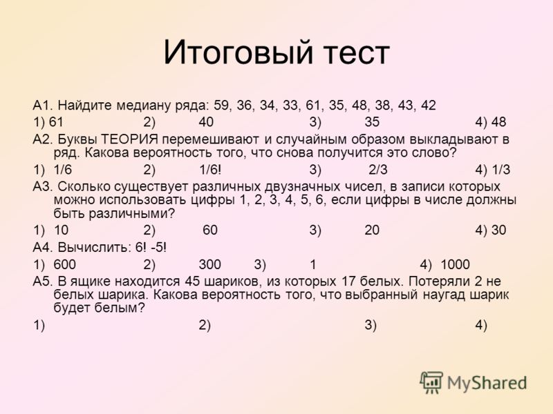 Тест для индивидуального проекта