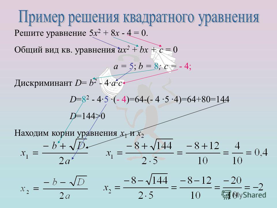 Алгебра квадратные уравнения. Формула дискриминанта 8 класс Алгебра. Решение квадратных уравнений через дискриминант 8 класс. Дискриминант формула примеры. Решение корней квадратного уравнения.