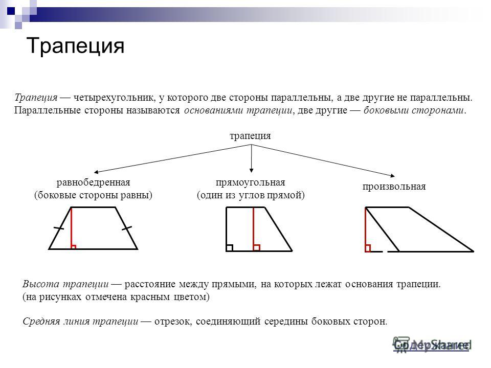 Две боковые стороны трапеции равны. Параллельные стороны. Стороны трапеции. Параллельные стороны трапеции называются. Равнобедренная и прямоугольная трапеция.