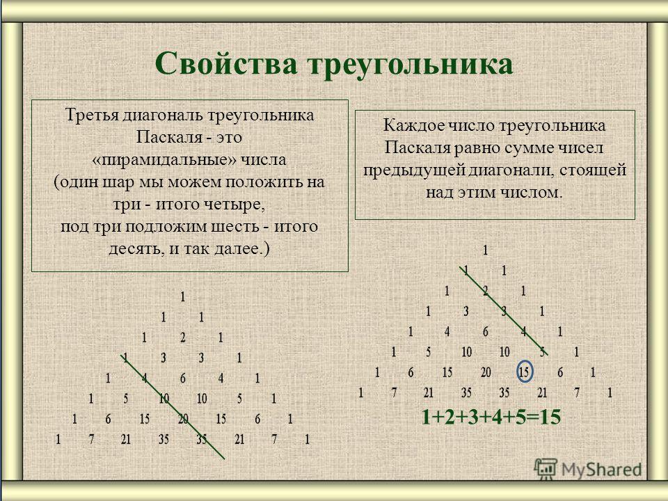 Количество диагоналей треугольника