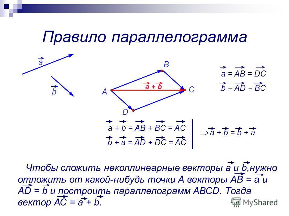 Неколлинеарные векторы