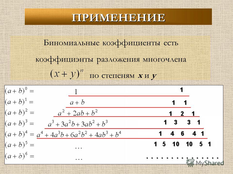 Презентация на тему бином ньютона и треугольник паскаля