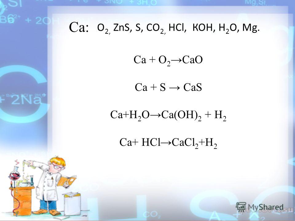 Ca hs 2. CA+o2 уравнение. CA+h2o. CA h2o реакция. CA+2h2o.