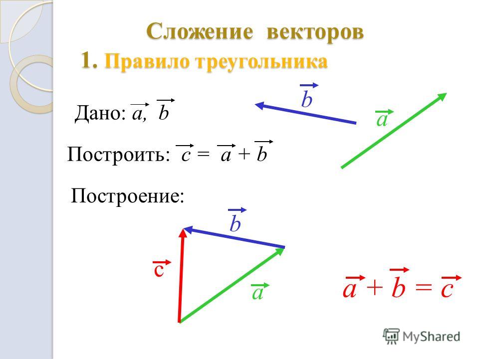 Вектор презентация 8 класс