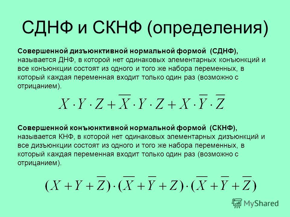 Определить совершить. Совершенная дизъюнктивная нормальная форма СДНФ. Нормальная конъюнктивная и дизъюнктивная формы логических функций. Формулы алгебры логики СКНФ СДНФ. СКНФ дискретная математика.