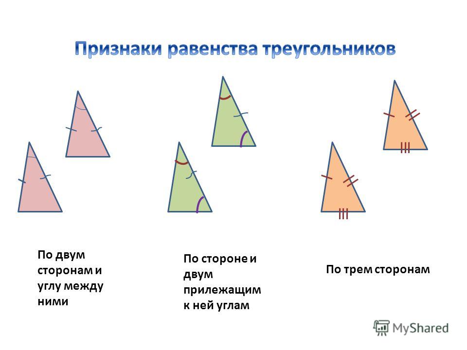 1 сформулируйте признаки равенства треугольников сделайте рисунок