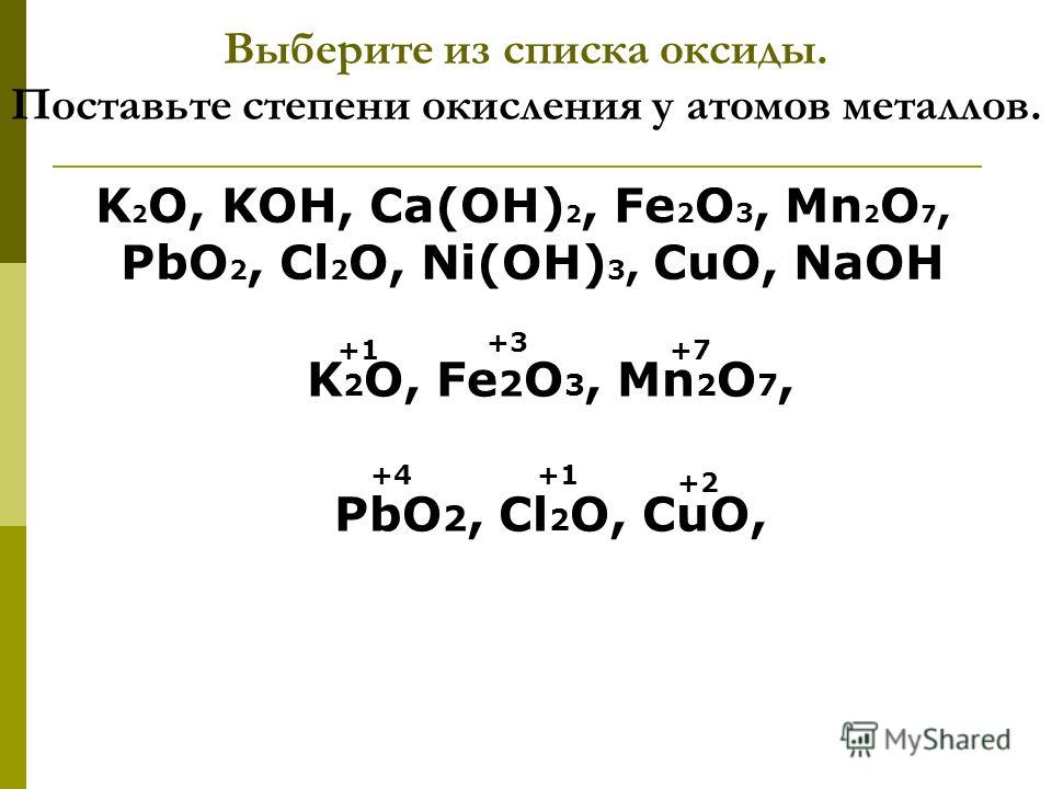 В приведенной схеме fe2o3 co fe co2 определите степень окисления