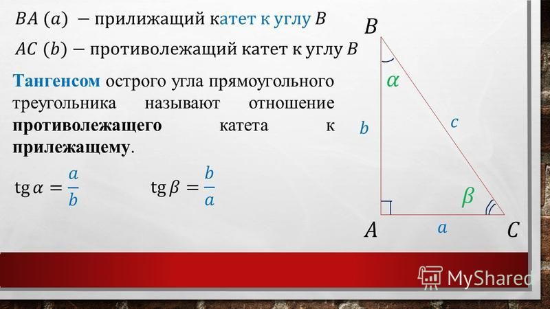 Задачи на синус косинус тангенс 8 класс на готовых чертежах