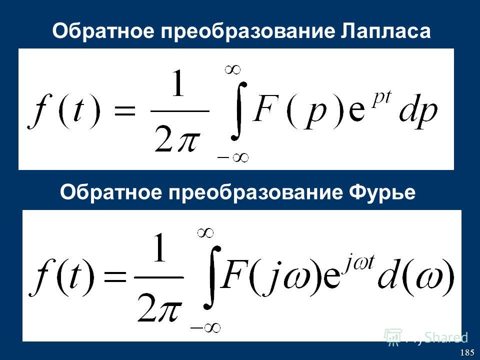 Операторное изображение простейших функций