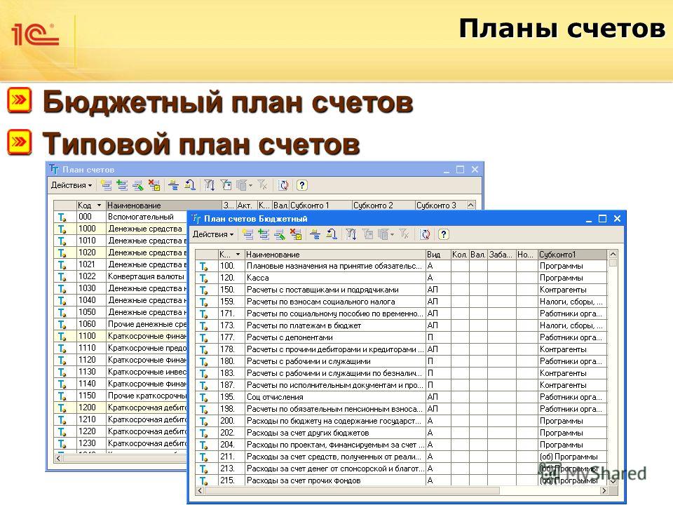 Сколько разделов включает план счетов бюджетных организаций