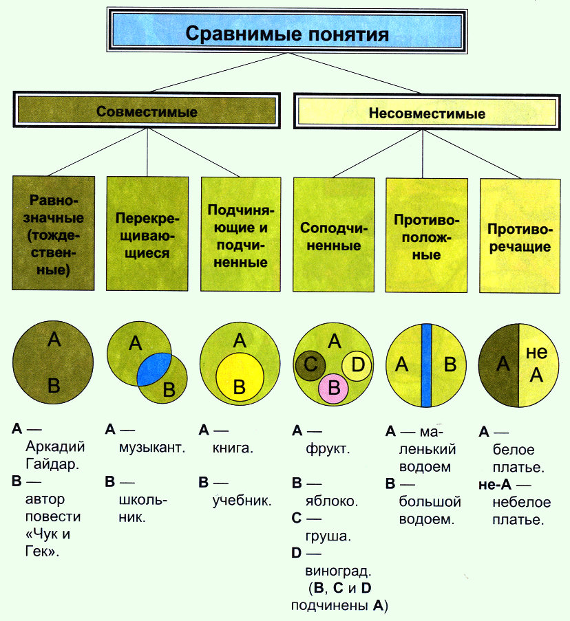 Схема понятий. Примеры понятий в логике. Виды понятий в логике. Виды понятий в логике с примерами. Понятия по объему и содержанию в логике.