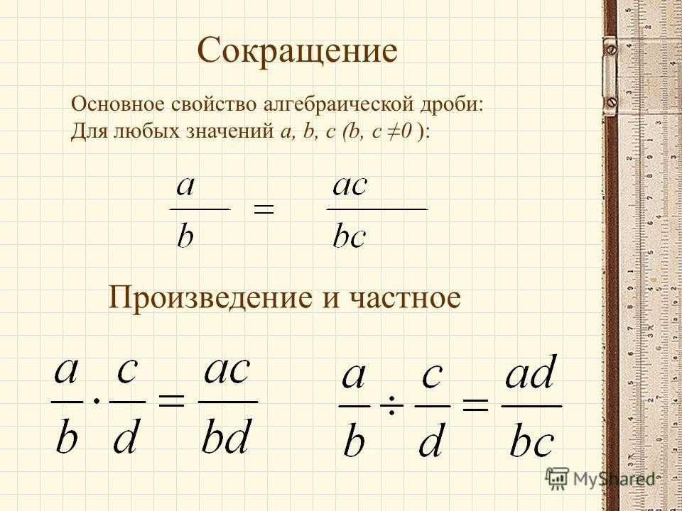 Алгебраические дроби и их свойства 7 класс никольский презентация