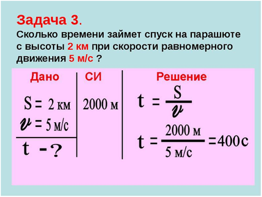 Образец 7 класс физика