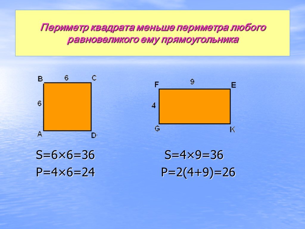 Периметр прямоугольника 6 и 3 см. Равновеликий квадрат и прямоугольник. Периметр прямоугольника и квадрата. Равновеликий прямоугольник. Периметр квадрата равновеликого прямоугольнику.