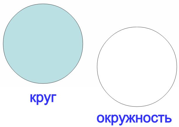 Окружность и круг картинки